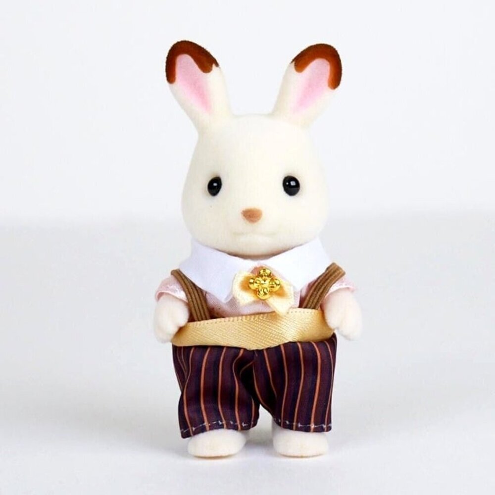 Calico Critters Sylvanian Families C-74 Chocolate Rabbit Brother‎